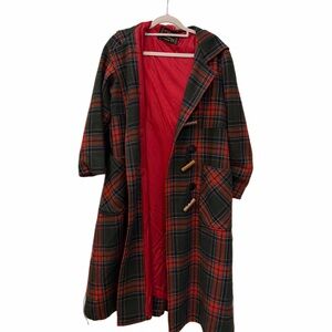 McGREGOR Vintage Plaid Hooded Petty Coat